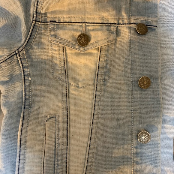 Cropped denim jacket - Picture 2 of 2
